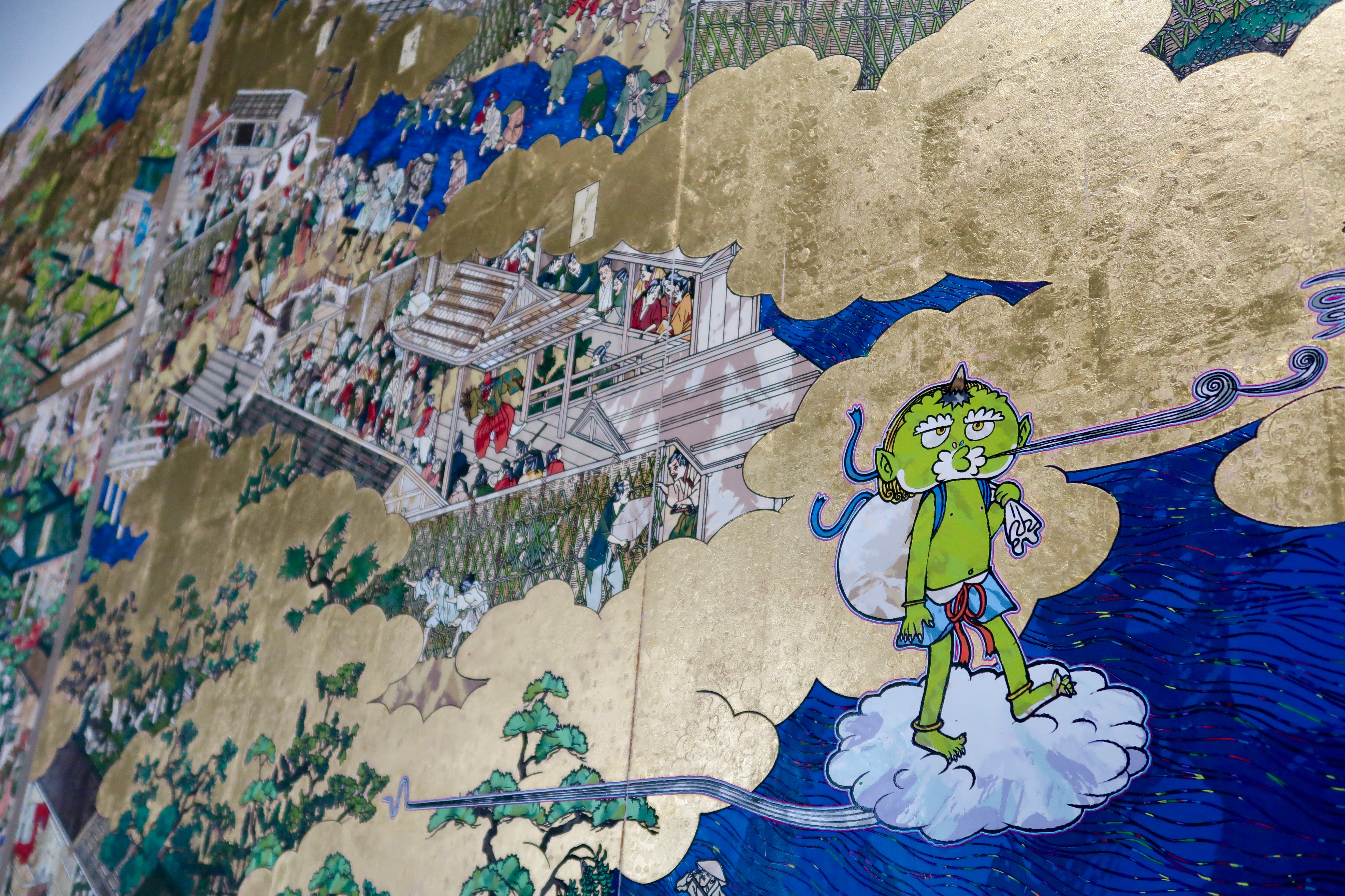 現代版「風神雷神」が最高にゆるい。「村上隆 もののけ 京都」は京都市