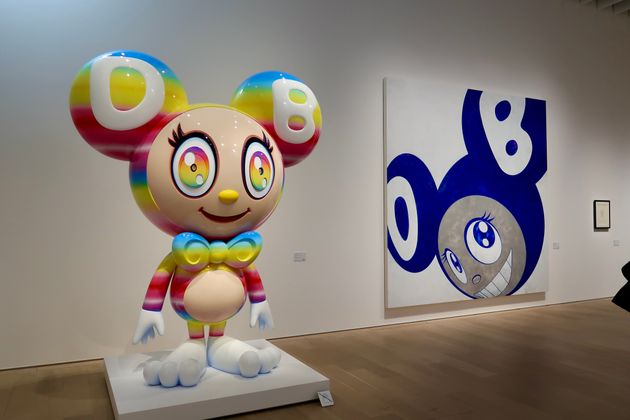 左から《レインボー》、《And Then 2024》いずれも2023-2024年 ©︎2024 Takashi Murakami/Kaikai Kiki Co., Ltd. All Rights Reserved.