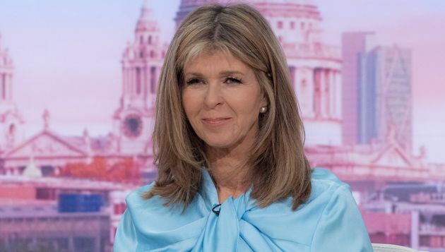 Kate Garraway in the Good Morning Britain studio last week