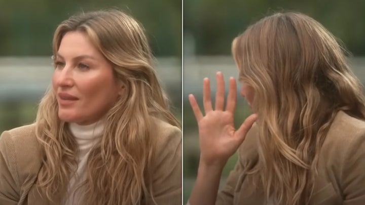 Gisele Bündchen got emotional when asked about how she was doing after her split from Tom Brady.