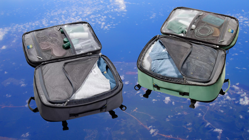 The interior of the Open Story backpack is ludicrously capacious. (Sorry.)