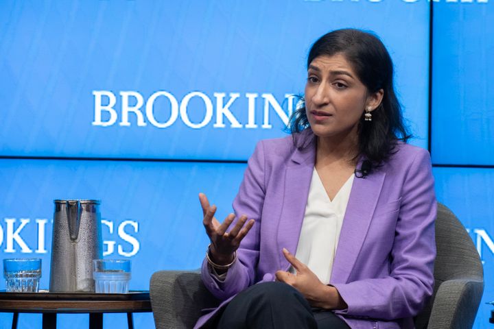 Federal Trade Commission Chair Lina Khan, an anti-monopoly crusader, is suing to stop the Kroger-Albertsons merger, arguing that its reduction in consumer choice would violate the law.