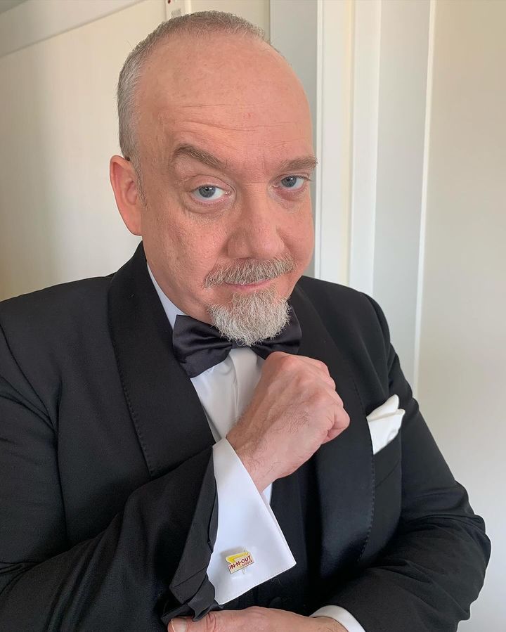 Paul Giamatti's cuff links were a subtle nod to his viral Golden Globes moment.