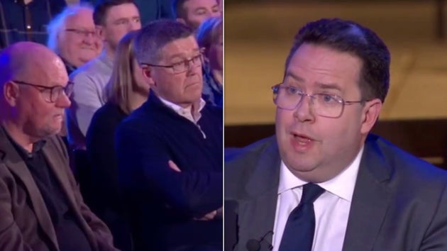 BBC Newsnight crowd and Tory MSP Craig Hoy
