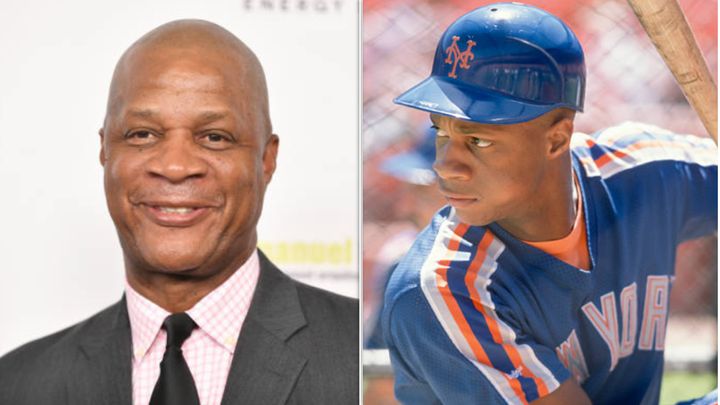 Darryl Strawberry, pictured in 2022 and 1988, reported that "all is well" after his heart attack.