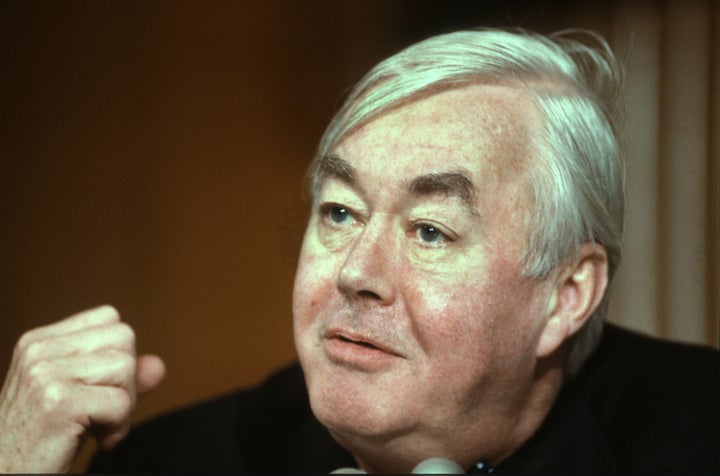 The late Sen. Daniel Patrick Moynihan (D-N.Y.), seen here at hearing in Jan. 1989, argued that the federal government classified too many documents.