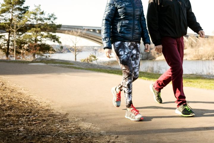 Walking between 9,000 and 10,500 steps daily saw the biggest increase in mortality rate and cardiovascular disease. 