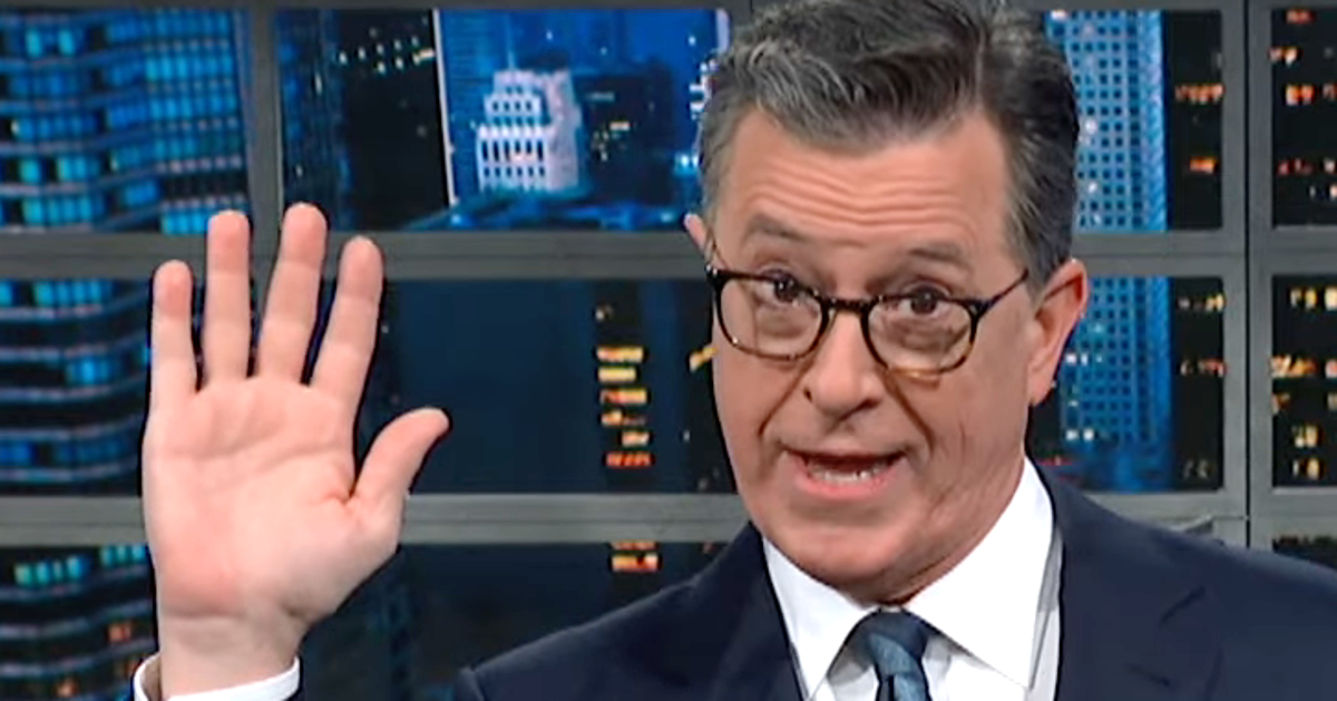 Stephen Colbert Suggests Real Reason For Trump’s Strange Noises