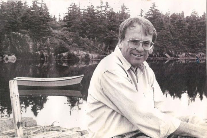 The author’s father, Dr. Orville Messenger, in Nova Scotia in 1993.