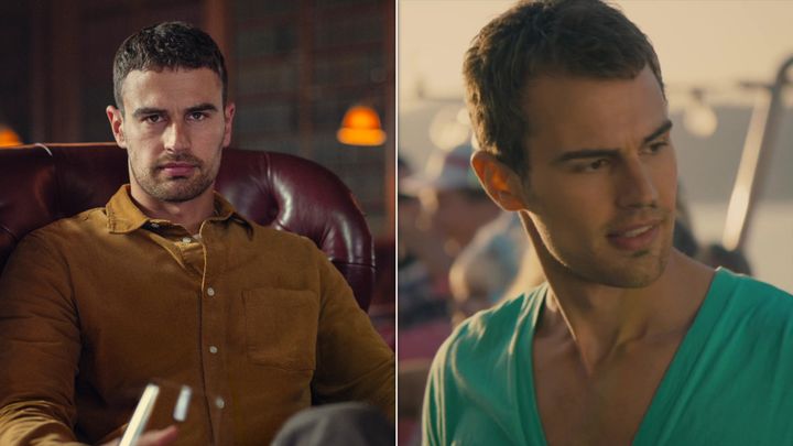 Yes, this is the same Theo James who snorted poo in The Inbetweeners movie.
