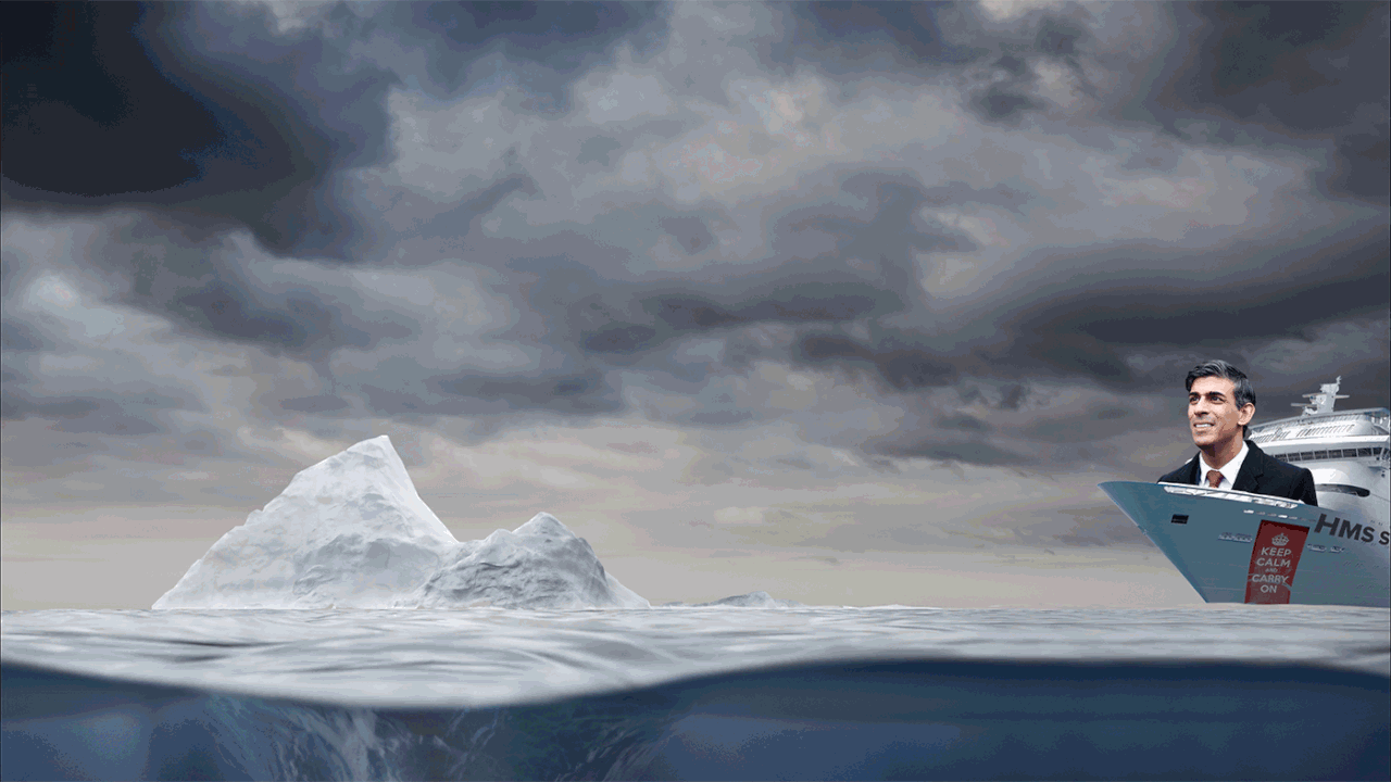 HMS Sunak is heading for the iceberg.