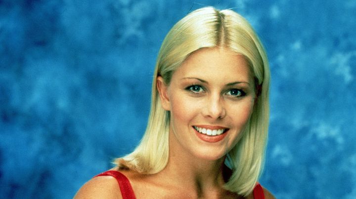 Nicole Eggert in a publicity still for "Baywatch" in 1992.