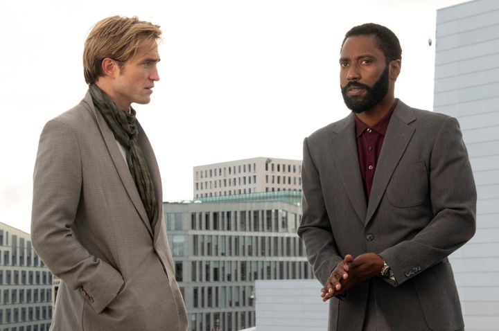 John David Washington and Robert Pattinson as The Protagonist and Neil, respectively