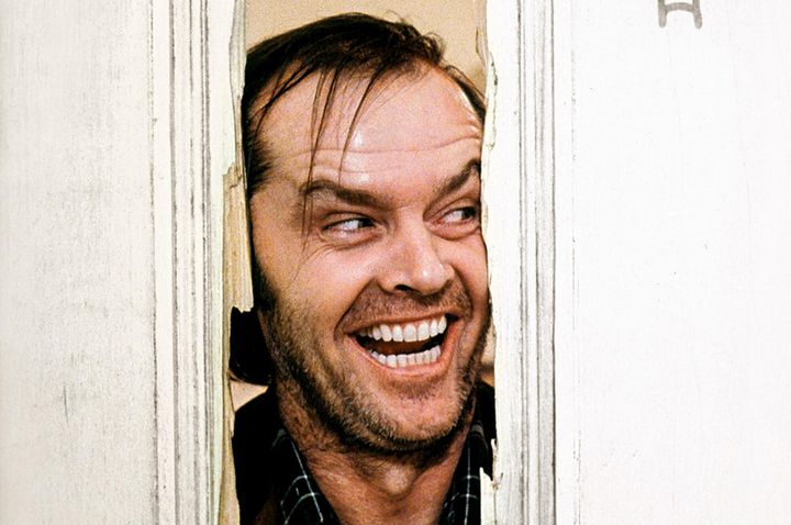 Jack Nicholson appears as Jack Torrance in The Shining