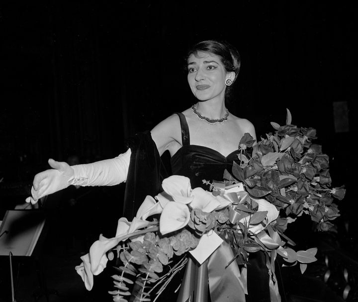 Η Μαρία Κάλλας στην Όπερα του Σικάγο, 22 Ιανουαρίου 1958. (AP Photo/Ed Maloney)