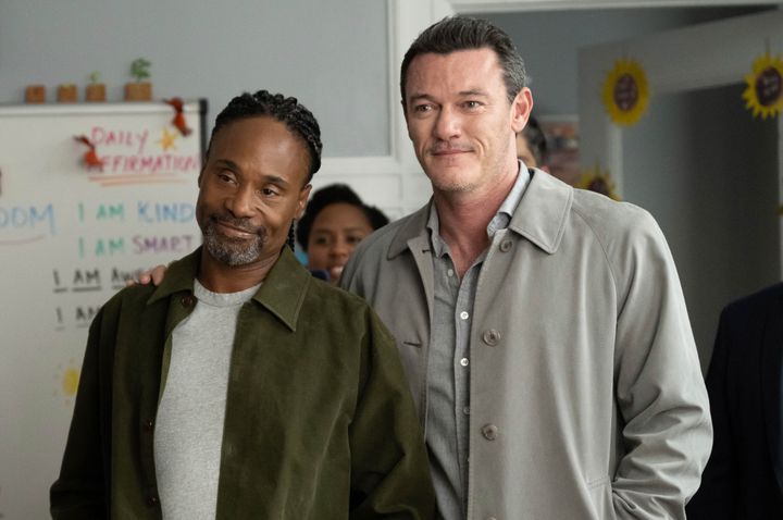 Luke Evans and Billy Porter play Gabriel and Nicky, respectively, in Our Son