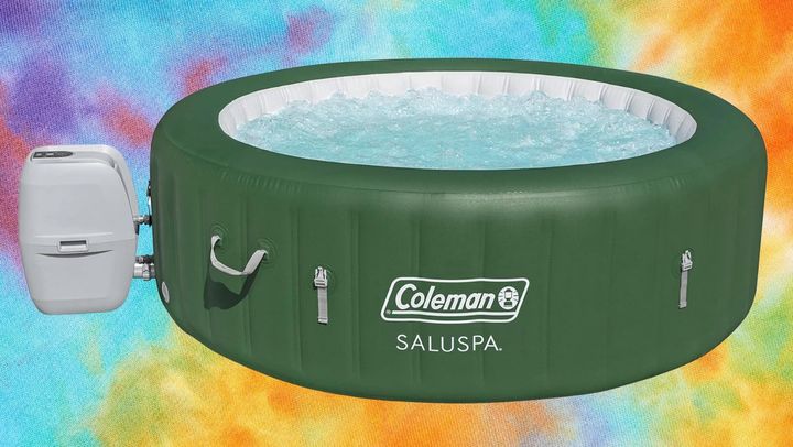 The Coleman inflatable hot tub is on sale for 24% off right now.