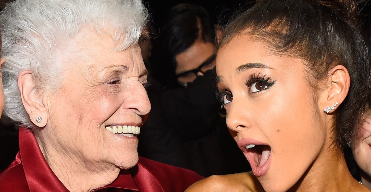 Ariana Grande #39 s 98 Year Old Grandma Makes History As Oldest Artist On Ariana Grande #39 s 98 Year Old Grandma Makes History As Oldest Artist On