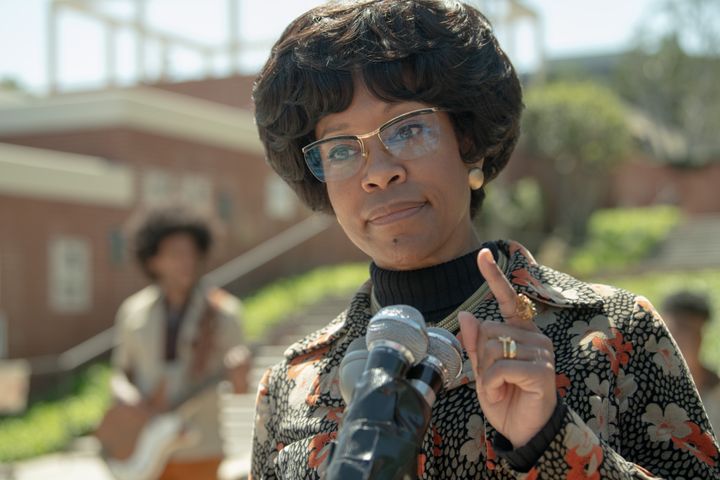 Writer-director John Ridley's "Shirley," inspired by Shirley Chisholm's historic campaign for Democratic party presidential nomination, has no soul.