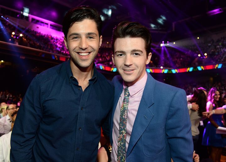 Josh Peck and Bell at Nickelodeon's 27th Annual "Kids' Choice Awards" in 2014.