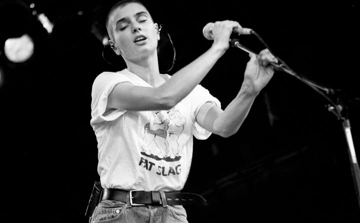 O'Connor in 1990, the same year her version of "Nothing Compares 2 U," written by Prince, was released.