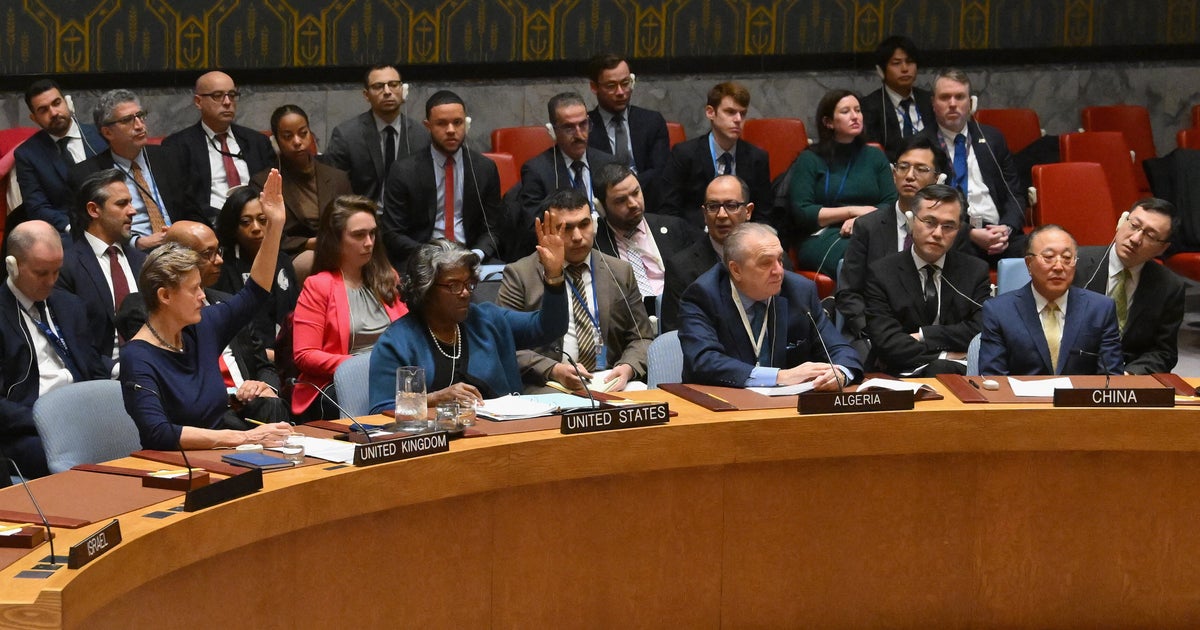 Russia And China Veto U.S. Resolution Calling For Immediate Cease-Fire In Gaza Russia And China Veto U.S. Resolution Calling For Immediate Cease-Fire In Gaza