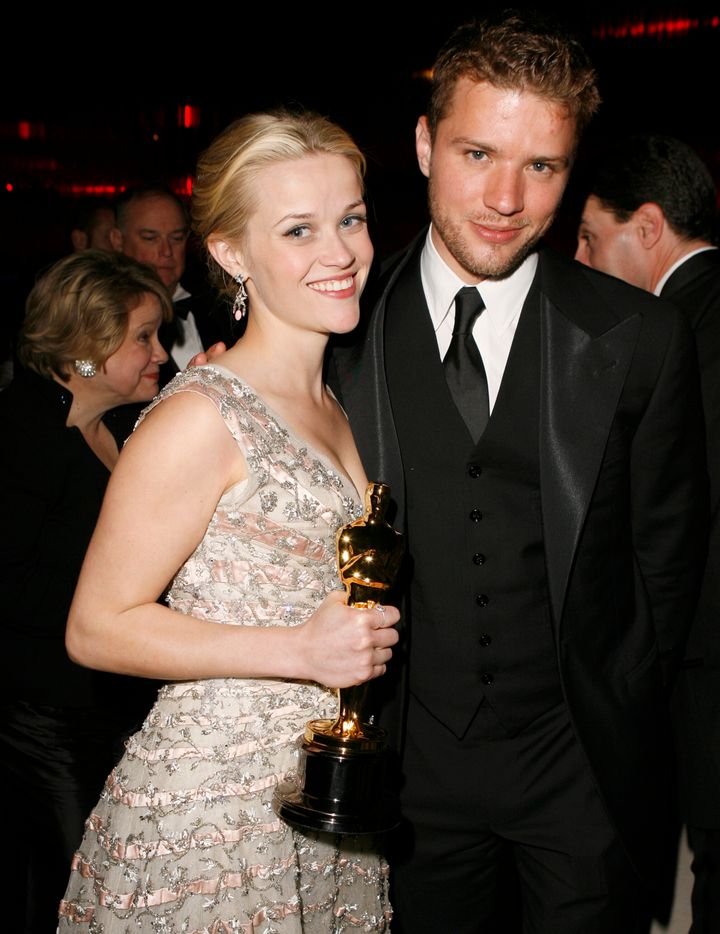 Reese Witherspoon and Ryan Philippe in 2006, after Witherspoon won the Academy Award for Best Actress for "Walk The Line."