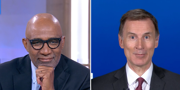 Trevor Phillips skewered Jeremy Hunt over his tweet about salaries.