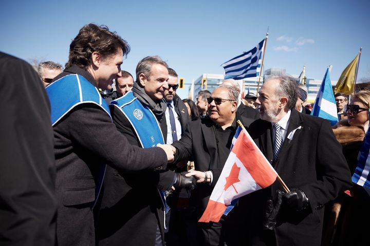 Μητσοτάκης και Τριντό συζητούν με Ελληνοκαναδούς