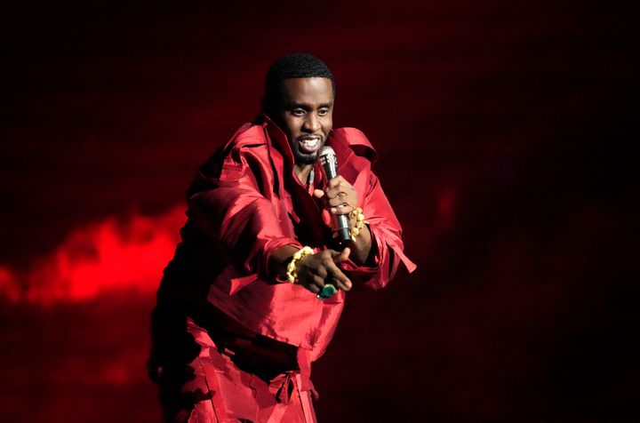 Sean "Diddy" Combs performs during the MTV Video Music Awards on Sept. 12, 2023, in Newark, New Jersey. Diddy's homes were raided Monday by federal agents.
