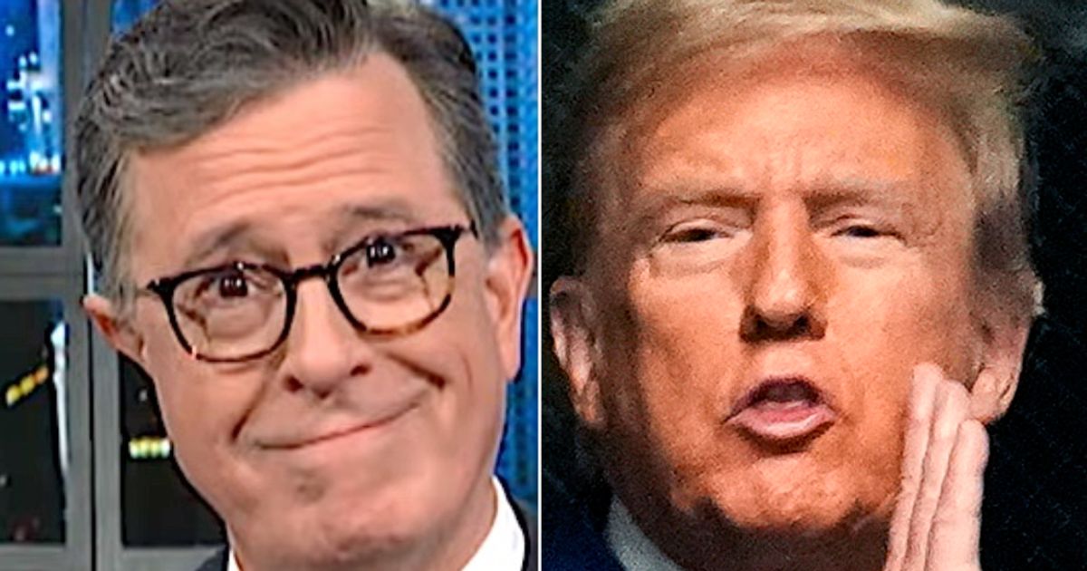 Stephen Colbert Punches Through Donald Trump’s Favorite Myth About Himself