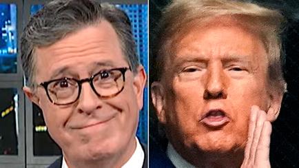 Stephen Colbert Punches Through Trump’s Favorite Myth About Himself
