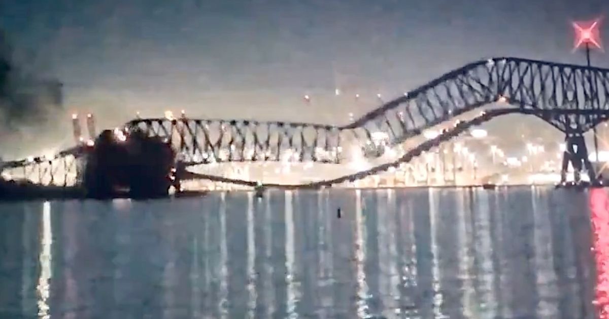 Horror In Baltimore As Major Bridge Collapses After Collision