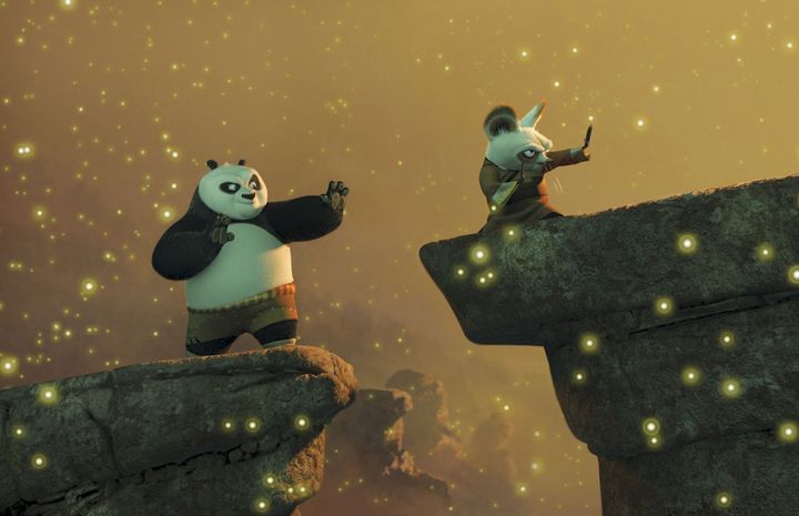 Jack Black and Dustin Hoffman are among the A-listers whose voices appear in Kung Fu Panda
