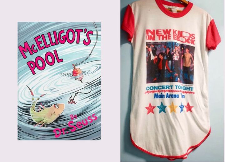 The Dr. Seuss book “McElligot's Pool” from Asha’s school library and a New Kids on the Block concert T-shirt that her mother said didn’t belong to her were found in her backpack.
