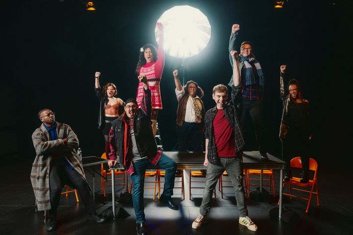 The Deaf Broadway cast of "Rent," which plays New York's Lincoln Center April 1. 