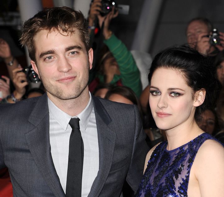 Robert Pattinson and Kristen Stewart attend "The Twilight Saga: Breaking Dawn Part 1" premiere in 2011.