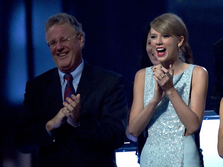 Scott Kingsley Swift and his daughter, Taylor Swift, attend the 50th Academy of Country Music Awards in 2015. No one will be charged in a February incident between Swift's entourage and a photographer.