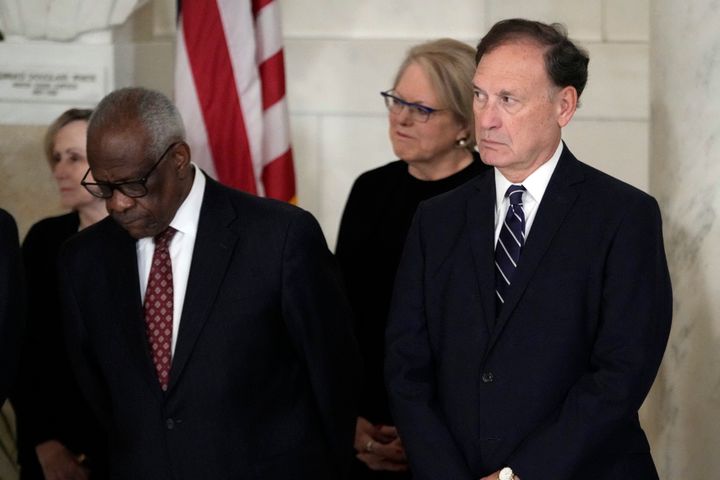 Supreme Court Justices Clarence Thomas and Samuel Alito both signaled agreement that the 150-year-old Comstock Act makes it illegal to mail anything that could produce an abortion.