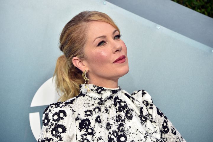 Christina Applegate attends the 2020 Screen Actors Guild Awards. She talked at length about living with chronic illness during a recent appearance on the "Armchair Expert" podcast.