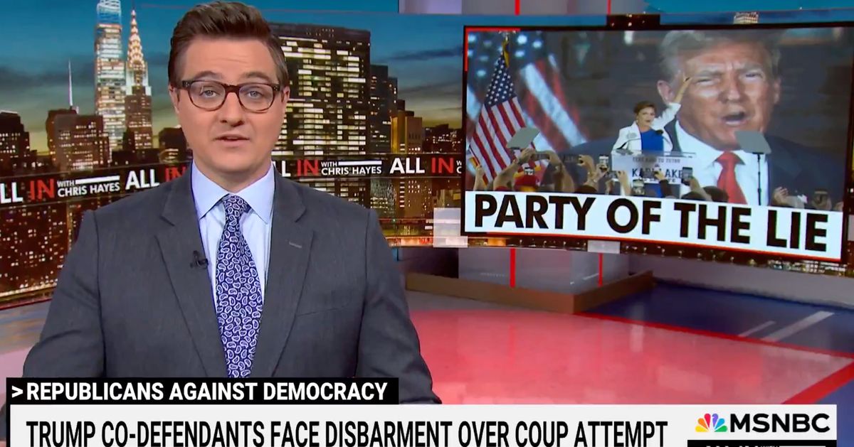 Chris Hayes Turns Jeffrey Clark Lawyer's TV Fear Into Brutal Reality
