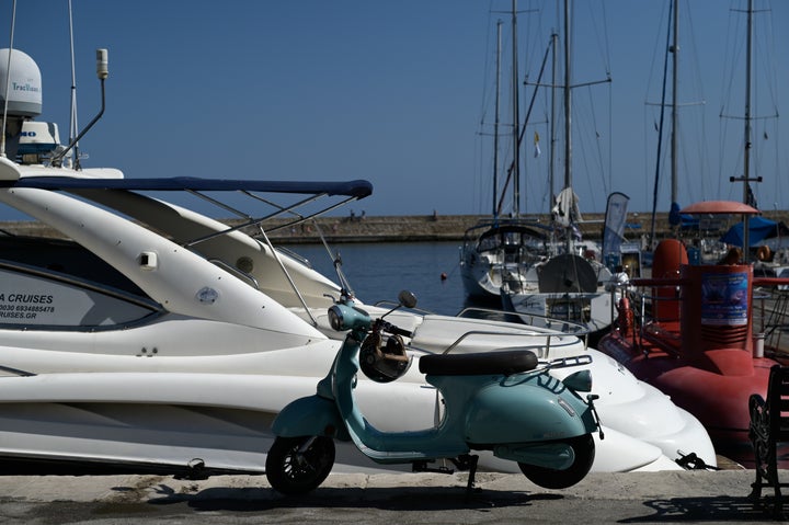 Φωτογραφία αρχείου από το παλιό λιμάνι στα Χανιά, Κρήτη.