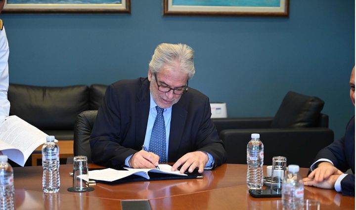 Ο υπουργός Εμπορικής Ναυτιλίας, Χρήστος Στυλιανίδης. 1