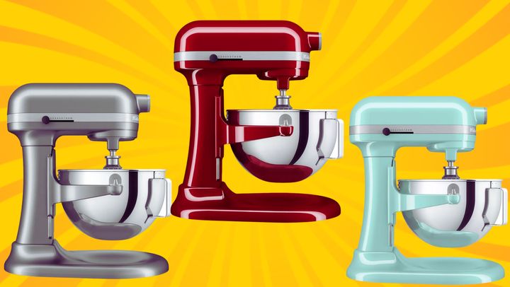 The KitchenAid 5.5-quart bowl-lift stand mixer on sale in multiple colors from Target.