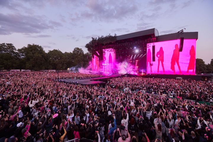 Blackpink headline the great oak stage at BST Hyde Park 2023