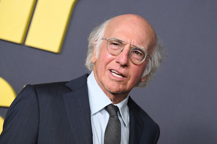 Larry David attends the premiere of HBO's "Curb Your Enthusiasm" Season 12 on Jan. 30. The comedian received a letter from Georgia Secretary of State Brad Raffensperger after mocking the state's election laws in an episode of "Curb."