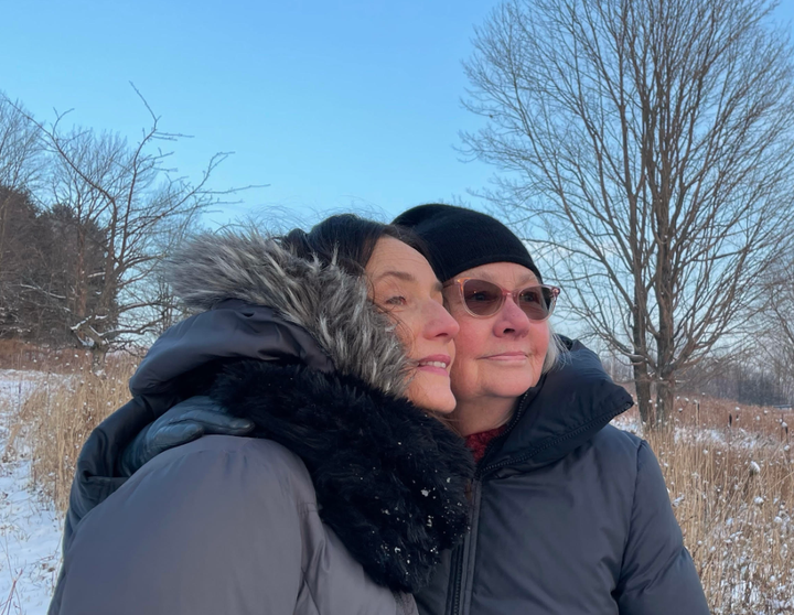 The author is pictured with her mother, Cheryl.