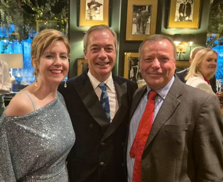 Liz Truss can be seen in the background of Andrea Jenkyns' picture.