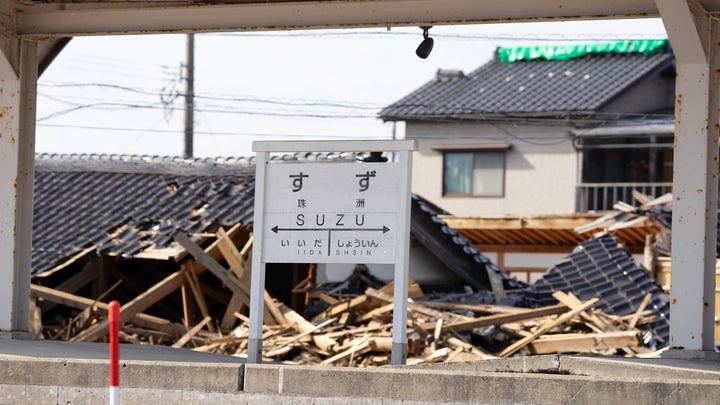 珠洲市の被災地の様子