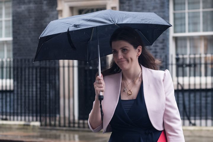 LONDON, UNITED KINGDOM MARCH 12, 2024: Secretary of State for Science, Innovation and Technology Michelle Donelan leaves 10 Downing Street after attending the weekly Cabinet meeting in London, United Kingdom on March 12, 2024. (Photo credit should read Wiktor Szymanowicz/Future Publishing via Getty Images)